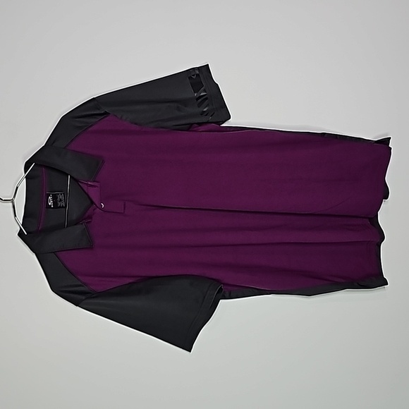 Oakley large black and purple regular fit short sleeve polo - Picture 1 of 6